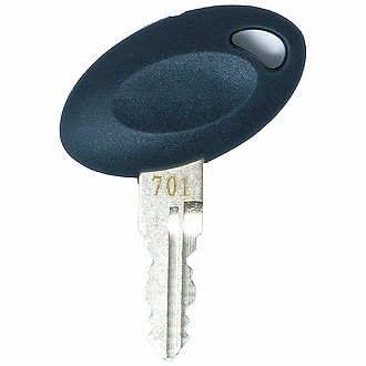 Replacement Bauer Key for RV Camper Cambar and Door Locks Codes 701-760 (KEY-RV)
