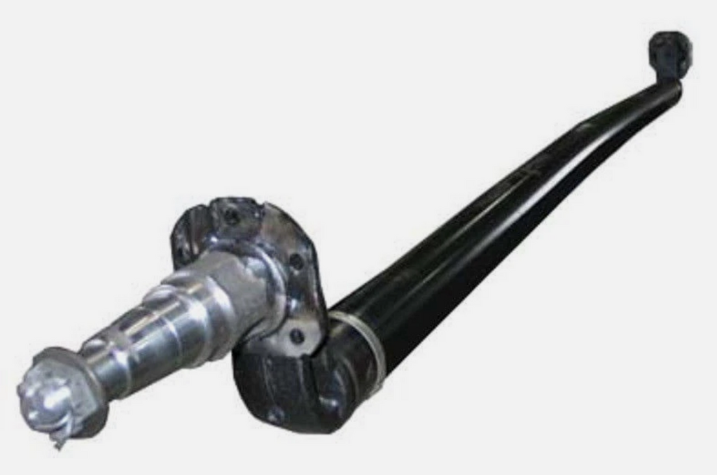 Lippert Trailer Axle 8000# Bare Beam 95" Hub Face 3" Tube 4" Drop  EZ Lube 4 Bolt Flange True 8K (8000-95-3-D-KIT)