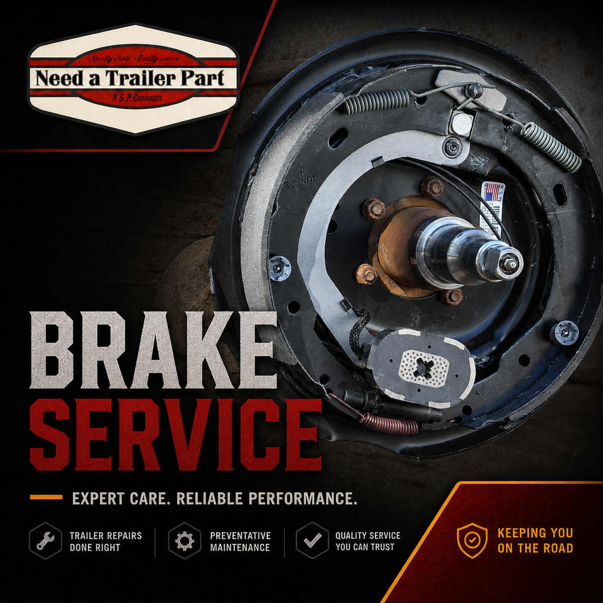 Trailer Brake Service Quote | R&P Carriages