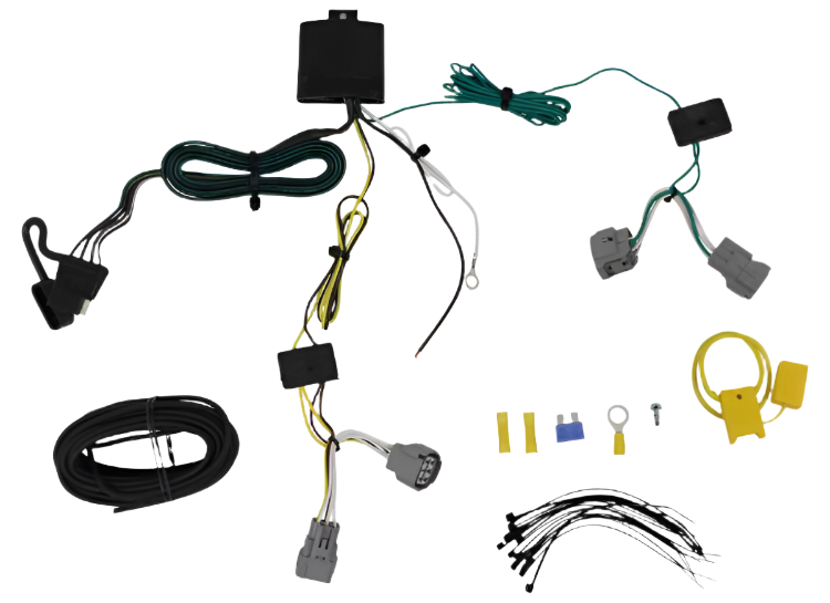 Jeep Cherokee T Connector Vehicle End 4-Pole Flat Trailer  Truck Rv Camper (118605)