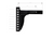 Weight Distribution Shank 12k Capacity 9 hole 8.75" Drop Black Powder Coat 2" Shank (3357)