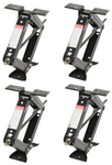Set of 4 Stabilizing Scissor Jacks with 18-3/8" Travel 2500# Capacity (TJSC-24-4)