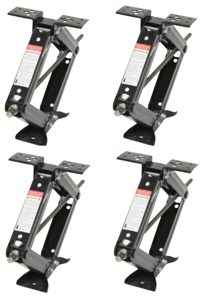 Set of 4 Stabilizing Scissor Jacks with 18-3/8" Travel 2500# Capacity (TJSC-24-4)