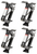 Set of 4 Stabilizing Scissor Jacks with 18-3/8" Travel 2500# Capacity (TJSC-24-4)