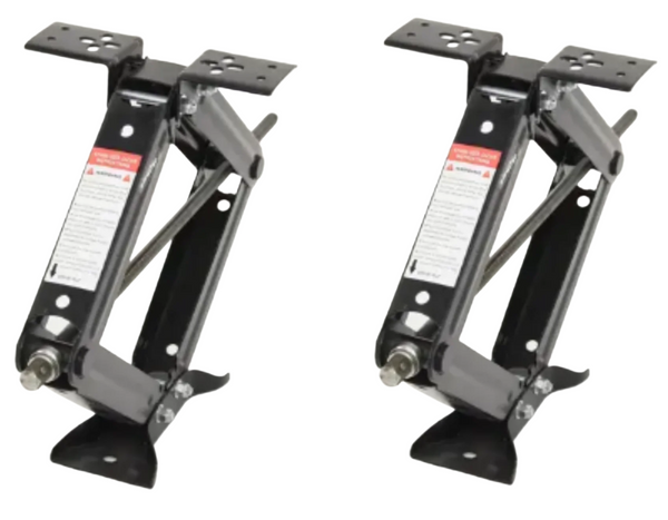Set of 2 Stabilizing Scissor Jack with 18-3/8" Travel 2500# Capacity (TJSC-24-2)