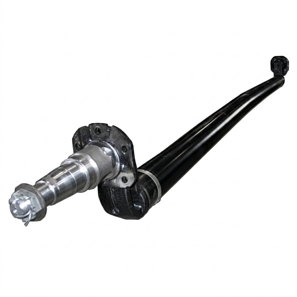 Lippert 3500 lb Axle Beam – 94" Hub Face – 4" Drop – 3" Tube – EZ Lube – Wired W Loose Perches (3500-94-3-D-KIT)