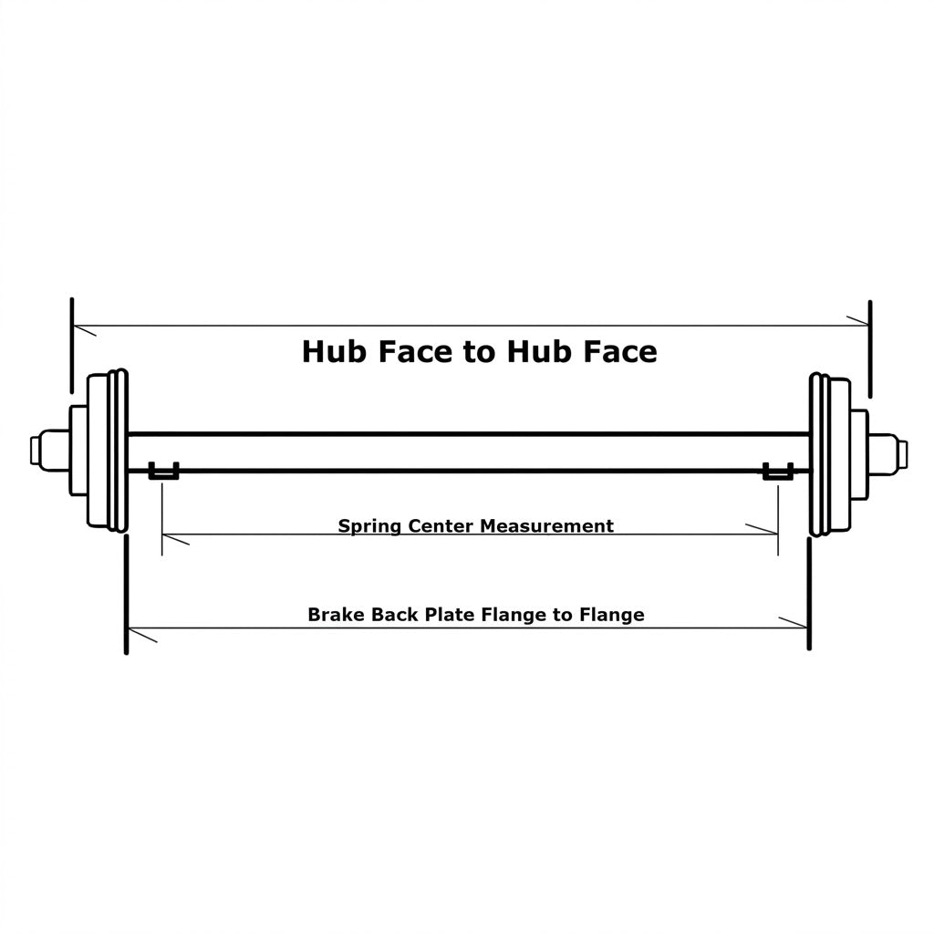 Lippert 3500 lb Axle Beam – 94" Hub Face – 4" Drop – 3" Tube – EZ Lube – Wired W Loose Perches (3500-94-3-D-KIT)