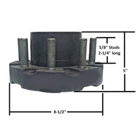 Lippert Hub 10K HD Post-2020 SHORT SPINDLE 4.77" Pilot  LCI 4" Cap 10,000# Trailer Axle (791398-KIT)