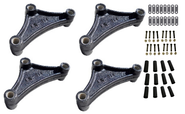 7000 Lbs. Trailer Axle Tandem Axle Trailer Spring Suspension Rebuild Kit - Tall Equalizers, 3500-7000 Lb Capacity Tandem Axle Trailer Brakes - Foto 6