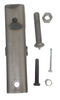 Equalizer for 2" Wide Slipper Springs 12" Long 7/8" Center Hole W/ Nuts & Bolts (EQ-12-LN-KIT)