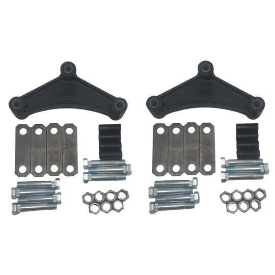 Suspension Trailer Rebuild Kit – Long 7-3/4" Equalizers – 3.125" Shackle Straps (SRK-TA-SB-LE-3125)