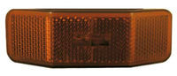 INCANDESCENT Amber Marker Light LENS ONLY '99 Truck Trailer RV 225 (J-226-A-LENS)
