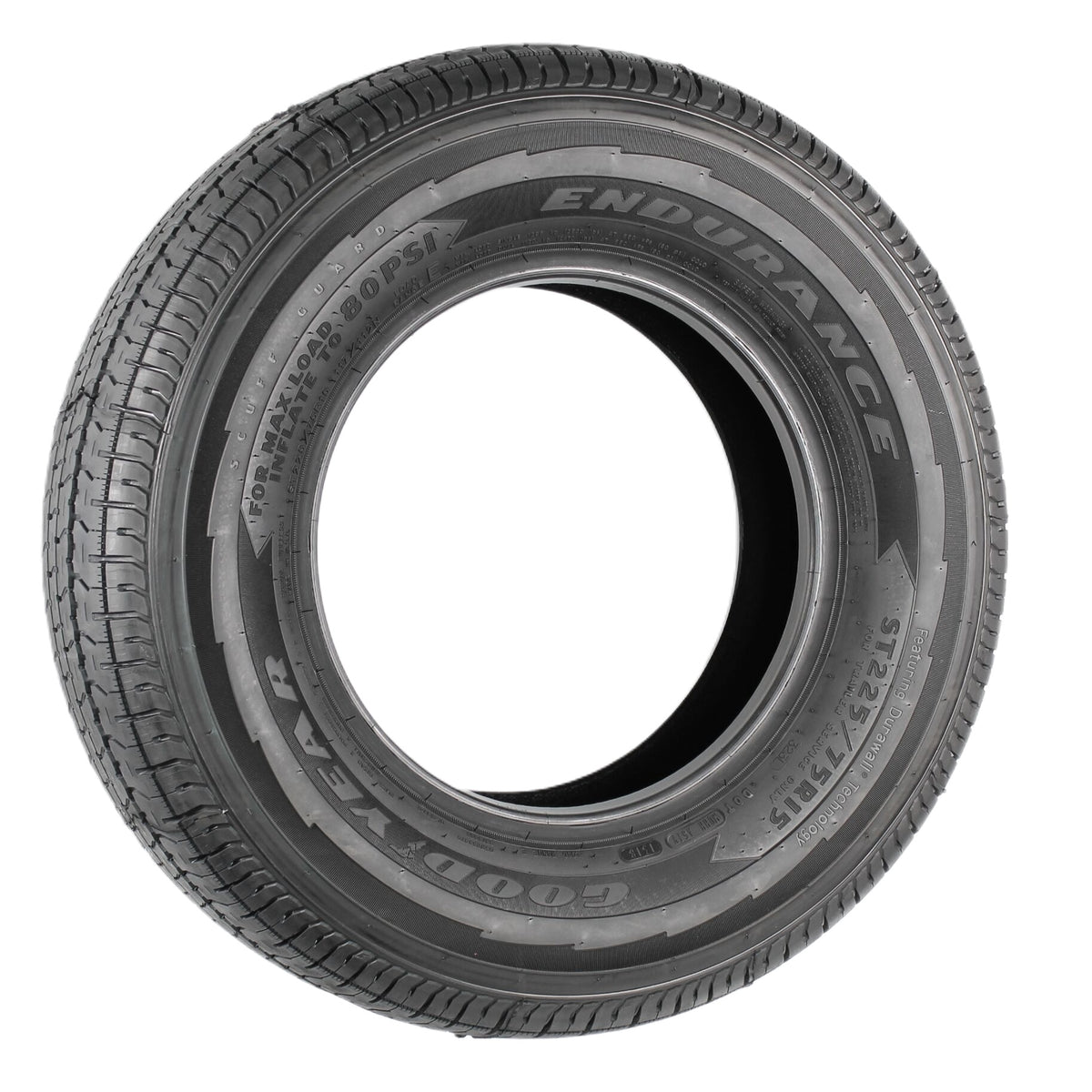 225/75R15 Load Range E Trailer Tire · Tire Only (225-75-R15-LRE)