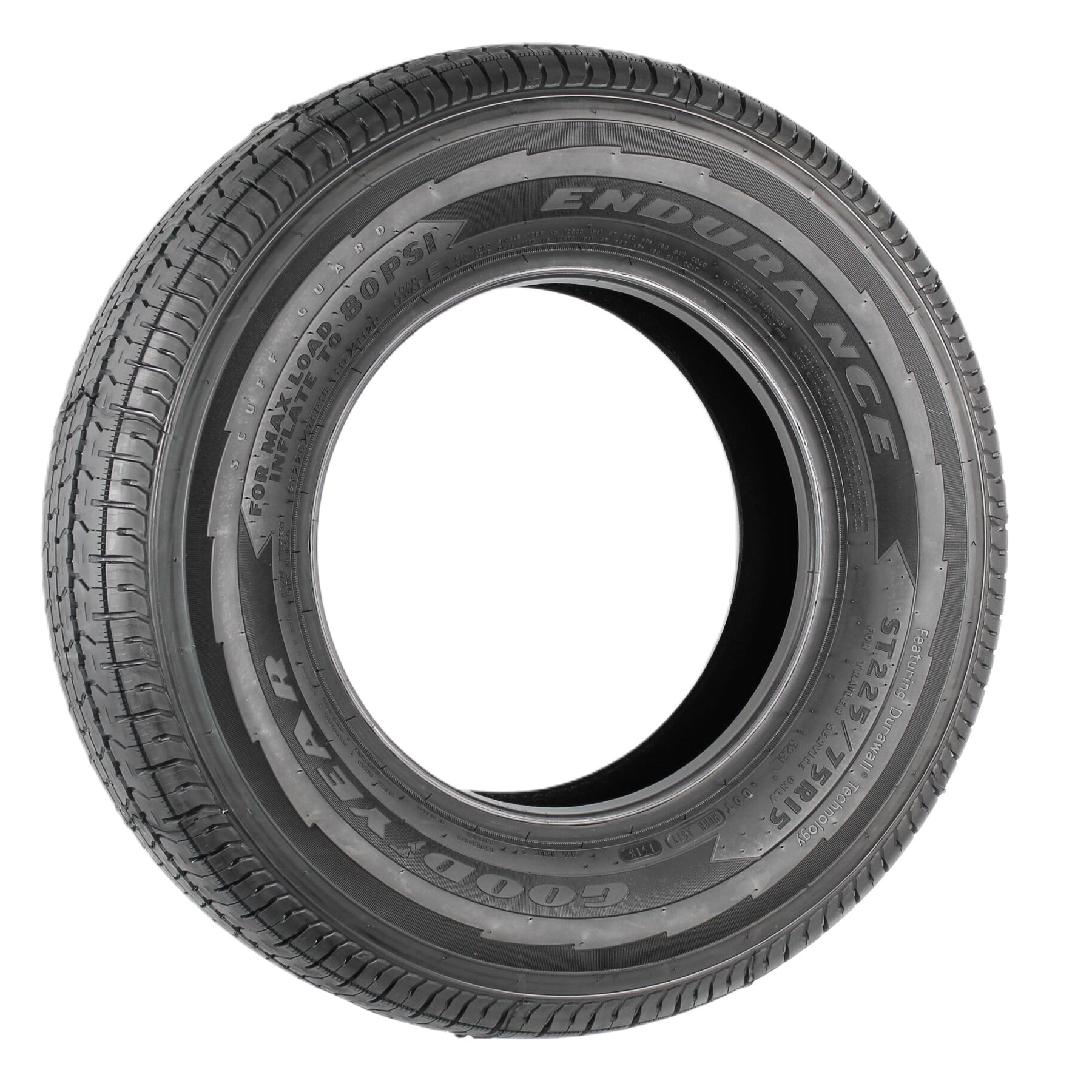 225/75R15 Load Range E Trailer Tire · Tire Only (225-75-R15-LRE)