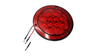 Jammy, Flat 4” Round LED Surface Mount Stop/Tail/Turn Light with Integrated Reflex Reflector (J4412-FRX)