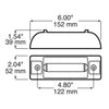 Marker Light Peterson Red LED Clearance Truck Trailer Tractor (187R)