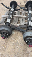 NEW Dexter 10,000 lb GD Front Trailer Axle - 73.5" HF - 46" SC - Underslung - Electric Brakes - 8 Lug