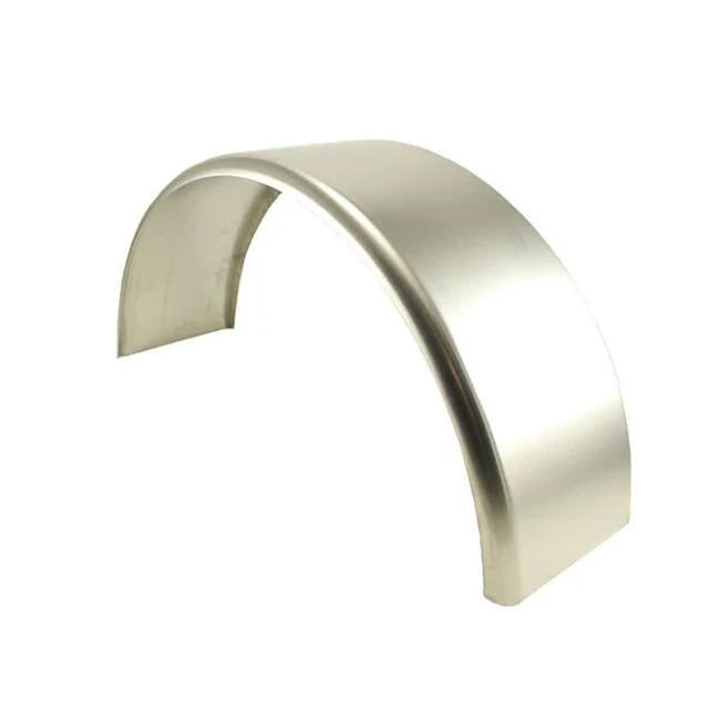 Smooth Aluminum Single-Axle Trailer Fender – 9 x 35 x 16