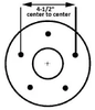 Add Brakes to Your Trailer Basic kit 3500 axle 5 x 4.75 Electric GM Drum Wheel (945475-B-IMP)