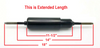 Pair Genuine Dexter Double Sided Stud Pin Shock Absorber Leaf Suspension RV (052-003-00-LOTOF2)