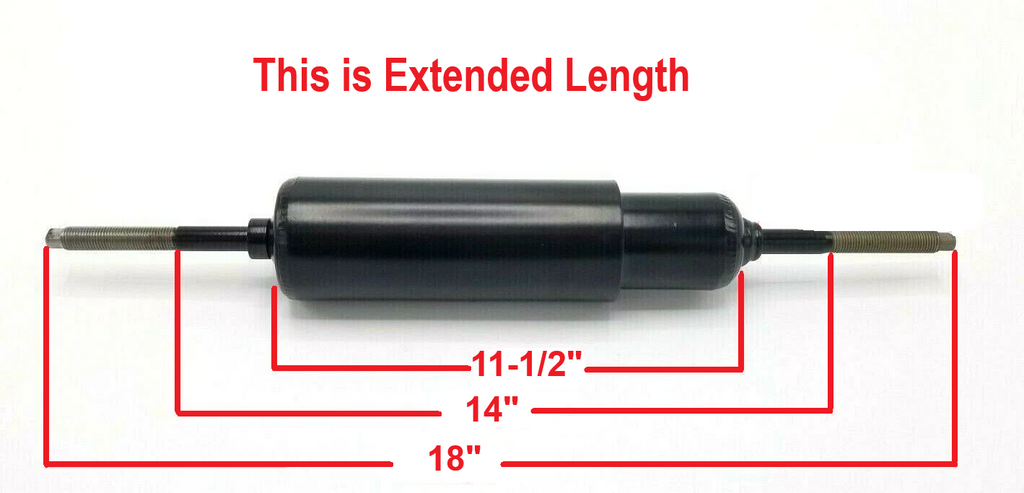 SHOCK ABSORBER DOUBLE STUD COMPARABLE TO (DEXTER 052-003-00) (SA-568167-KIT)