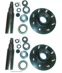 7,000# Build Your Own Axle Kit w/ 8 Lug Idler Hubs 9/16" Studs and #42 ROUND Spindles (BYOAK-42-H865-916-RD)