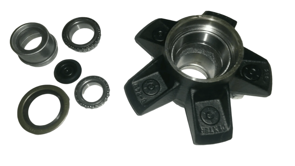 Genuine Dexter 5 on 4 1/2 Lug Trailer Hub 3500# Axle Complete Kit Wheel Idler (824805-KIT)