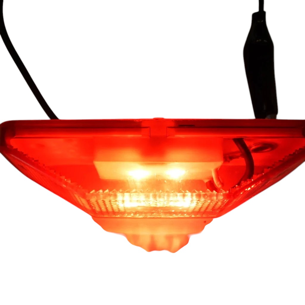 LED Marker Light Set — 7 Red and 4 Amber (Bargman 99 Style) (J-225-A-R-4-7)