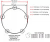 Reliable BT150A SHORT Trailer Axle Idler Hub W/Bearings Boat 5 lug Axel (BT150A-KIT)