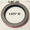 FOUR (4)- Genuine Dexter Replacement 10-51 Seal Grease 9K 10K GD Axel 3.88" OD 2.875"ID (010-051-02)