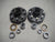 Pair 8x6.5 Idler Hubs with 7000# Bearing Kits Replace Trailer Idler Axle  (82865-KITX2)