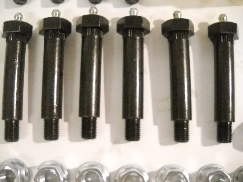 Tandem Rebuild Kit, Wet Bolts, 2.562 Shackle Straps, Eq-104, Nylon Bushings (SRK-TA-WB-104)
