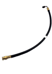 Kodiak Hydraulic Brake Hose - FIF and 90-Degree Male Fittings w/ Stainless Flares - 1.5' (BH-3MFS90FF-1-5)