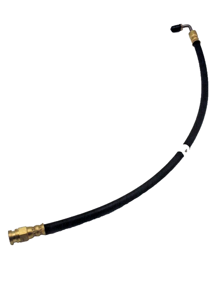 Kodiak Hydraulic Brake Hose - FIF and 90-Degree Male Fittings w/ Stainless Flares - 1.5' (BH-3MFS90FF-1-5)