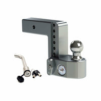 Weigh Safe 3 Lockable Hitch/Ball Keyed Alike Mount 6 Drop 7 Rise 21k Rated (WS6-3-KA)