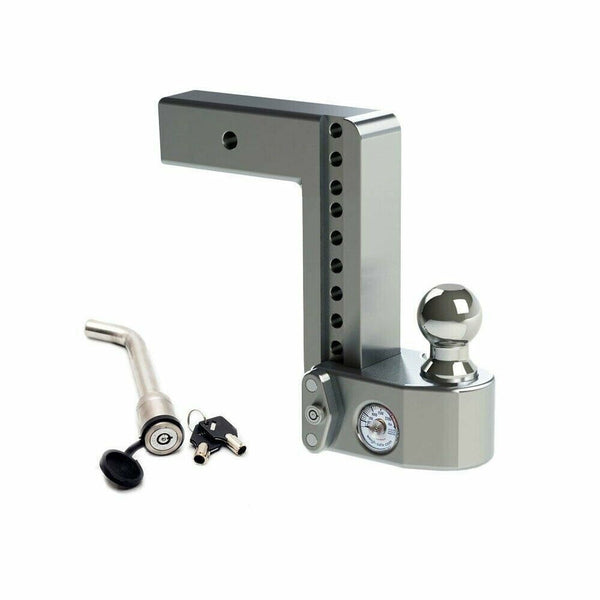 Weigh Safe 3" Locking Hitch Pin &  Ball Keyed Alike Mount 8" Drop 21k Rated (WS8-3-KA)