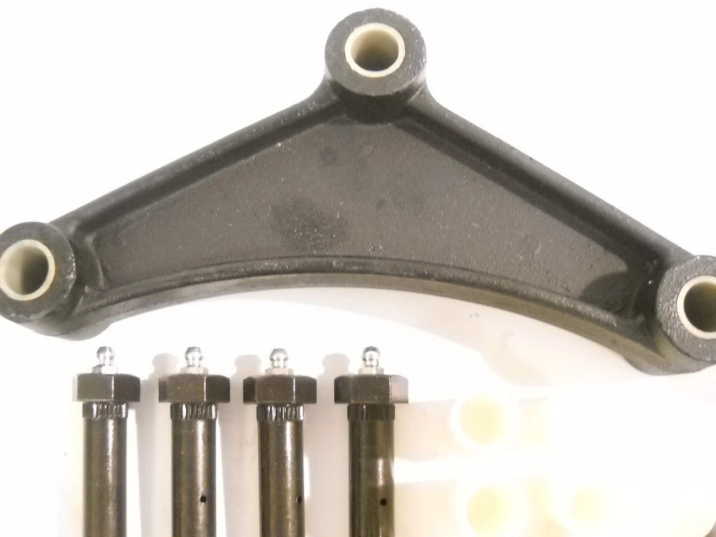 Tandem Rebuild Kit, Wet Bolts, 2.562 Shackle Straps, Eq-104, Nylon Bushings (SRK-TA-WB-104)