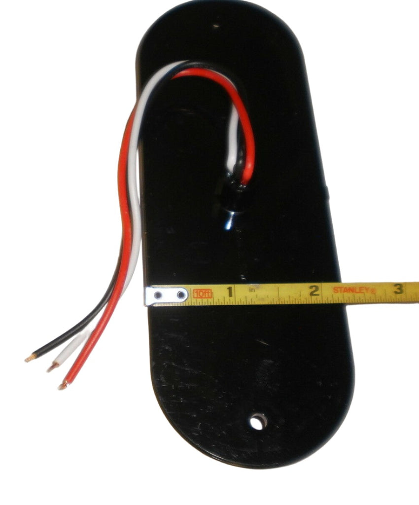 2-Maxxima Low Profile AMBER LED 6" Oval Turn Tail Light Truck Jeep w/ Grommets (M63350Y + M50607-LOTOF2)