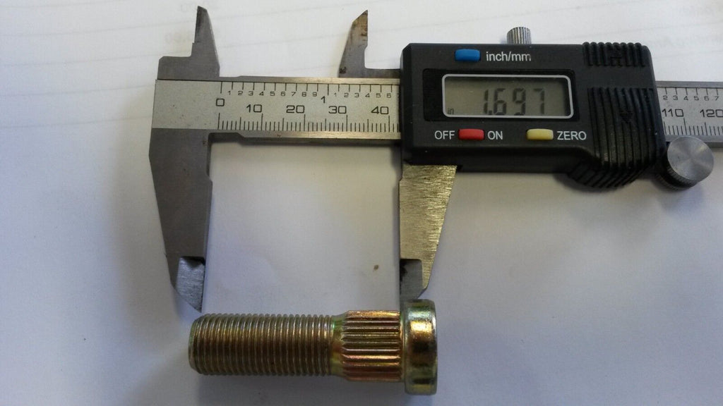 Set of 6 Drive In Wheel Studs 0.561" x 2" Long Fits Ranger Ez Loader UFP Boat Trailers 1/2"-20 Threads (33038U-6)