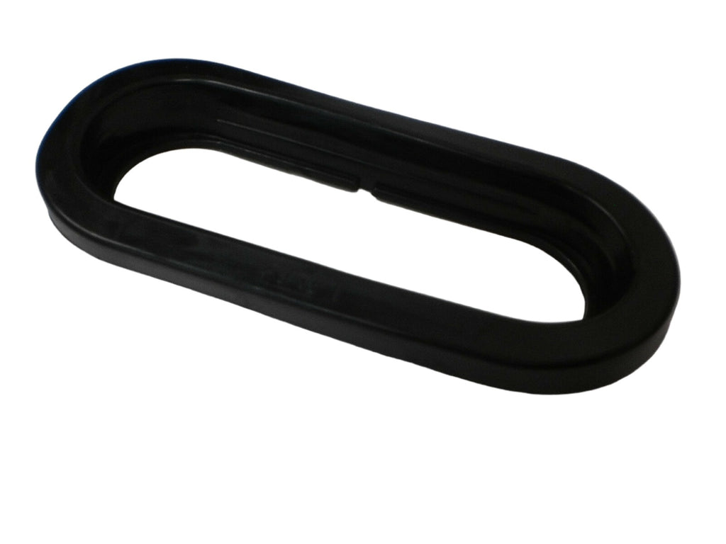 6 Oval Red LED Stop Turn Tail Steel Light Box Trailer Truck License Plate Holder (LBK6-LIC-R)