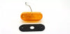 3" Amber Incandescent Self Grounding Marker Clearance Light Trailer (J-500-A)