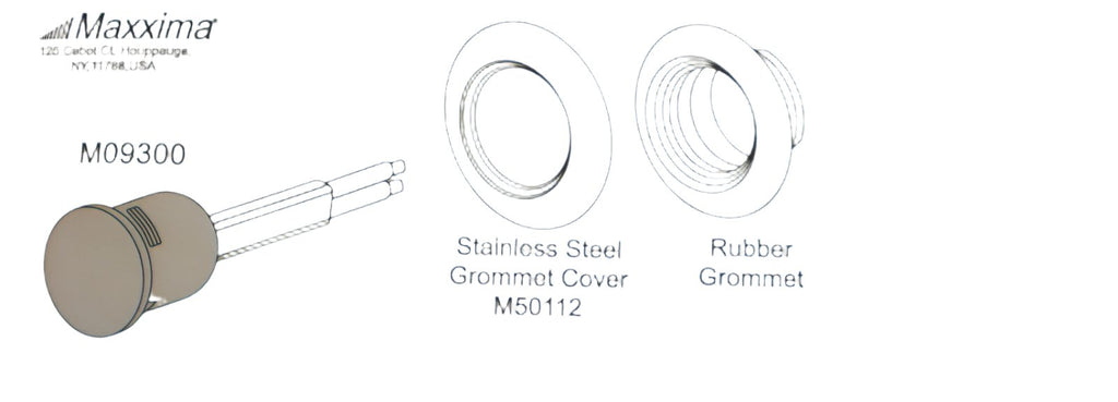 FIVE 3/4" Stainless Steel Bezel Trim Ring for LED Maxxima Hot Clearance Marker (M50112-LOTOF5)