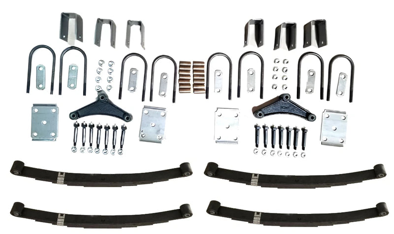 Complete 3.5K Tandem Axle Suspension Rebuild Kit (CSRK-TA-WB-LE-BB-SW4B)
