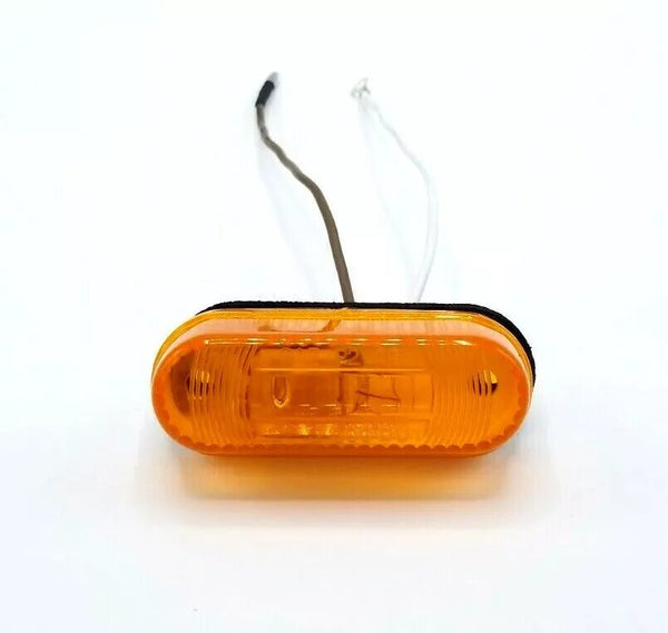 3" Amber Incandescent Self Grounding Marker Clearance Light Trailer (J-500-A)