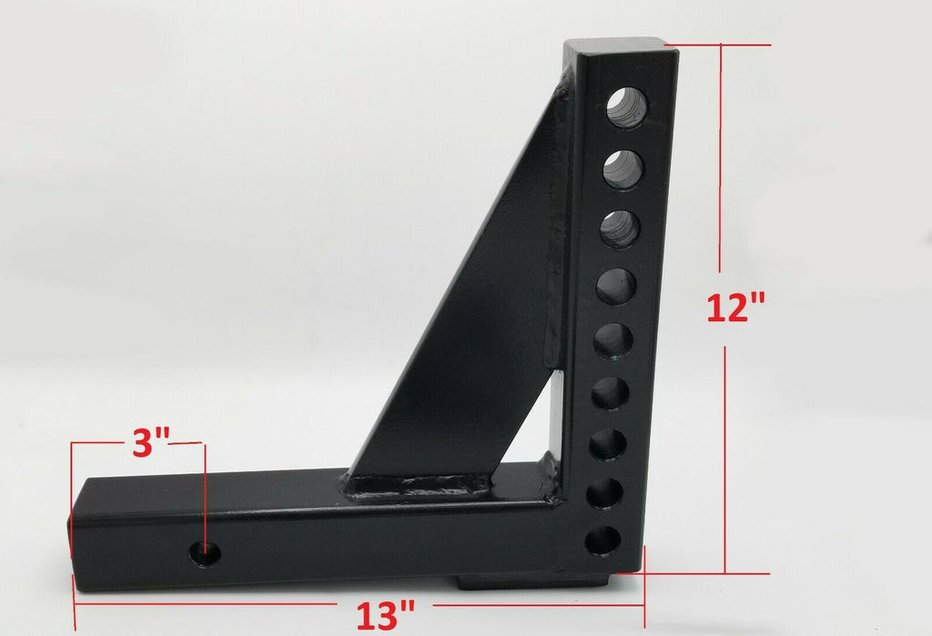 7" Adjustable Pintle Mount Plate USA MADE 10,000 Rating Trailer Truck RV Camper (PMA7)