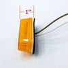 3" Amber Incandescent Self Grounding Marker Clearance Light Trailer (J-500-A)