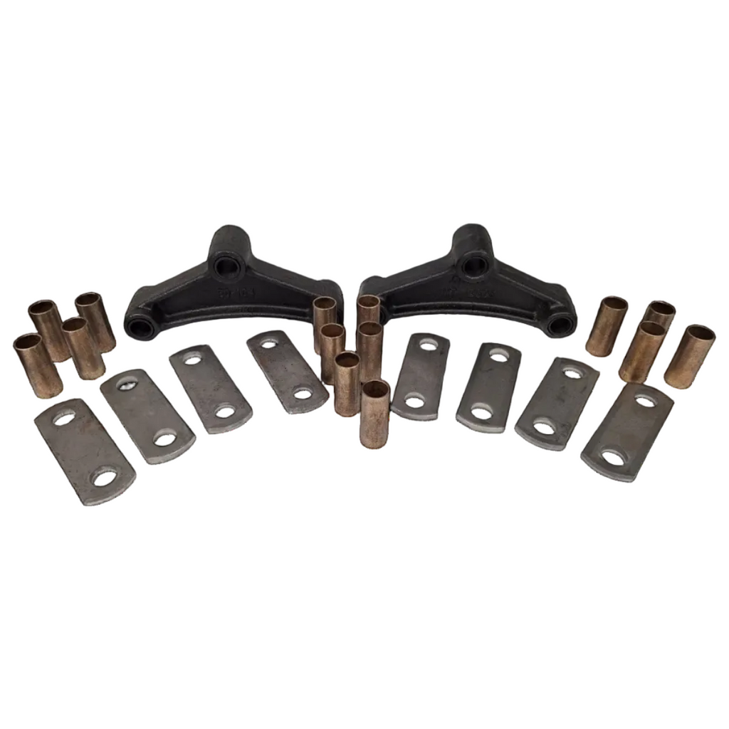 R&P Assembled Short Equalizer Trailer Kit with Bronze Bushings & Shackle Straps (BU1-SL-13-104-KIT)