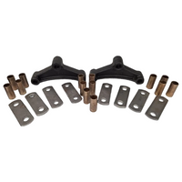 R&P Assembled Short Equalizer Trailer Kit with Bronze Bushings & Shackle Straps (BU1-SL-13-104-KIT)