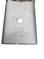 2-5/16" Ball Trailer Dacromet Coupler Hitch 8500# 3" Wide Tongue Bolt on Boat (WD-100109-DAC)