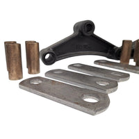 R&P Assembled Short Equalizer Trailer Kit with Bronze Bushings & Shackle Straps (BU1-SL-13-104-KIT)